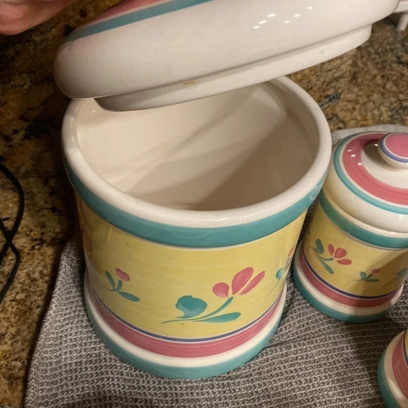 CALECA Ceramiche Style Canister/kitchen set - Picture 2 of 7